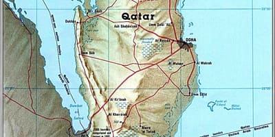ನಕ್ಷೆ of qatar ರಸ್ತೆ 
