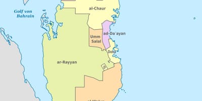 ನಕ್ಷೆ of qatar ವೆಕ್ಟರ್